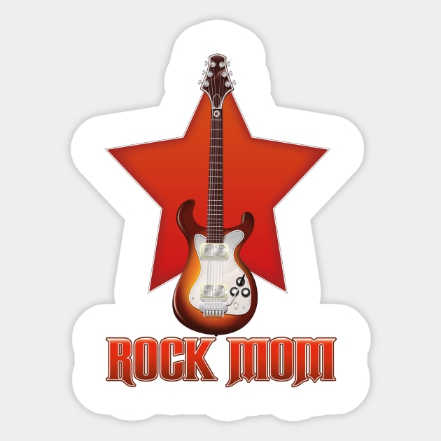 Rock Mom Sticker by nickemporium1